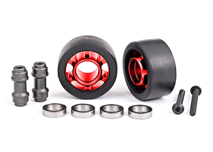 Wheels, wheelie bar, 6061-T6 aluminum TRA 7775 Traxxas