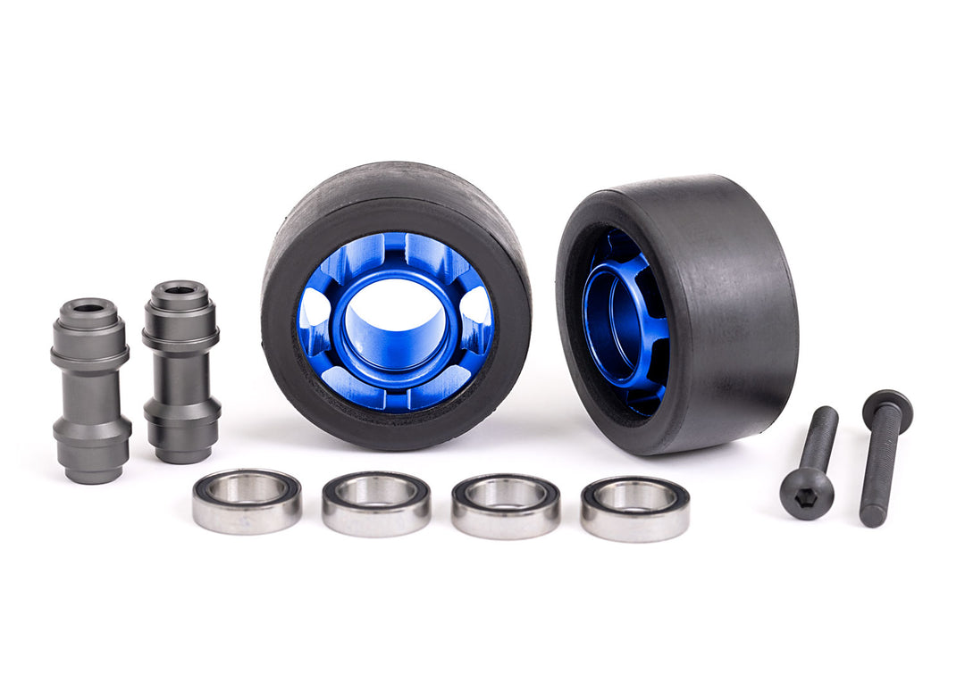 Wheels, wheelie bar, 6061-T6 aluminum TRA 7775 Traxxas