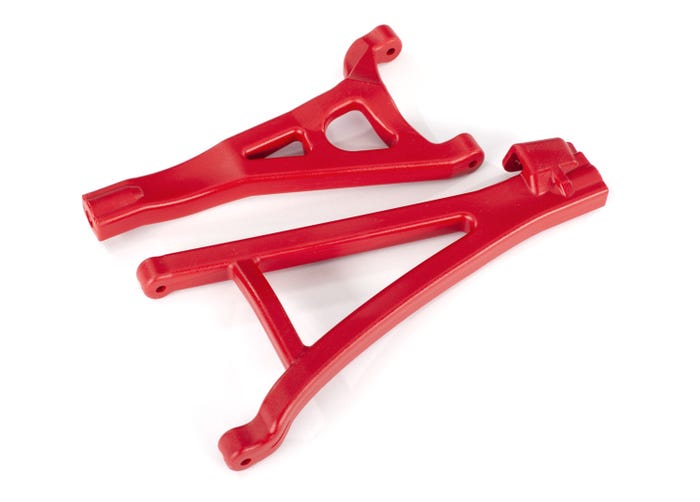 TRA 8632R SUSPENSION ARMS RED FRNT HD