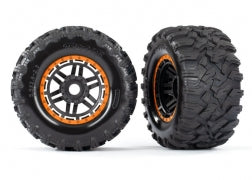 TRA 8972T TRAXXAS 8972T  Tires & wheels, assembled, glued