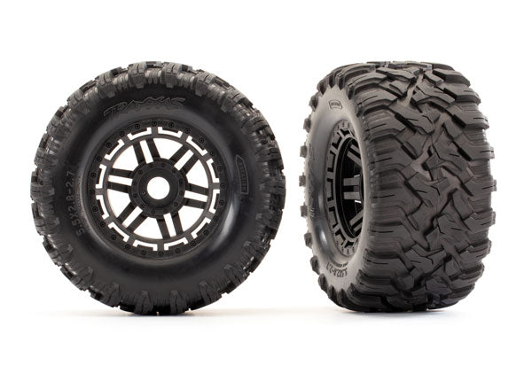 TRA 8972 TRAXXAS 8972 T&W/BLK AT TIRE TSM RATED