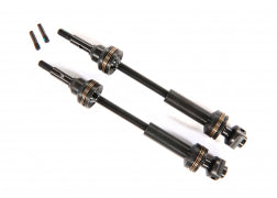 TRA 9051X TRAXXAS 9051X Driveshafts, front, steel-spline constant-velocity (complete assembly) (2)