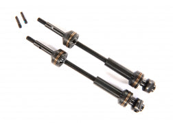 TRA 9052X Driveshafts, rear, steel-spline constant-velocity (complete assembly) (2)