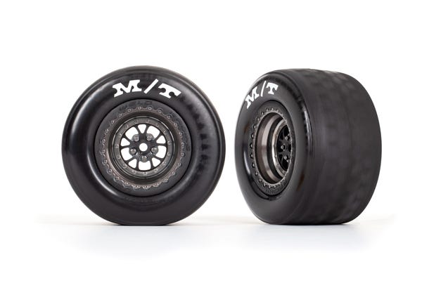 Tires & wheels, assembled, glued (rear) (2) Traxxas TRA9475, TRA9475X TRA9475R, TRA9475A