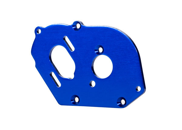 Plate, motor, blue (3.2mm thick) (aluminum) TRA 9490 Traxxas