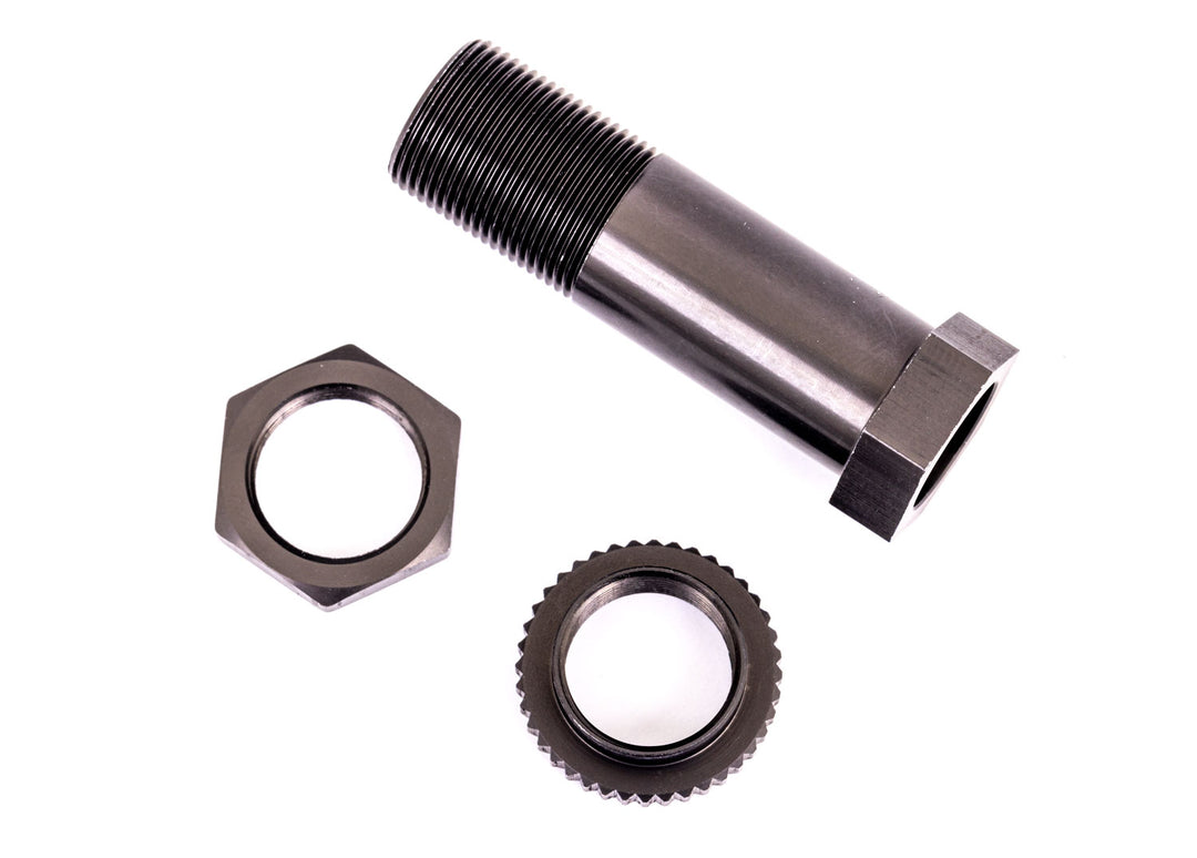 SERVO SAVER POST/ ADJUSTER NUT/ LOCKNUT (ANODIZED) TRA9545 Traxxas