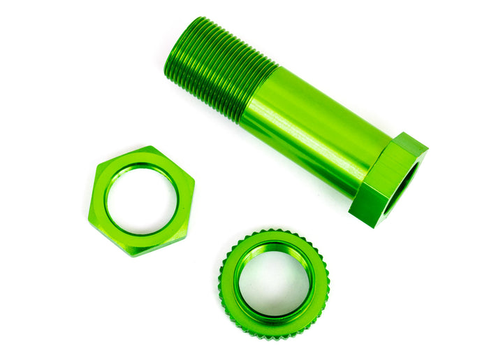 SERVO SAVER POST/ ADJUSTER NUT/ LOCKNUT (ANODIZED) TRA9545 Traxxas