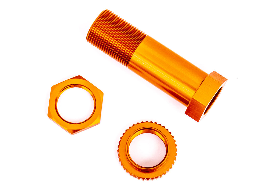 SERVO SAVER POST/ ADJUSTER NUT/ LOCKNUT (ANODIZED) TRA9545 Traxxas