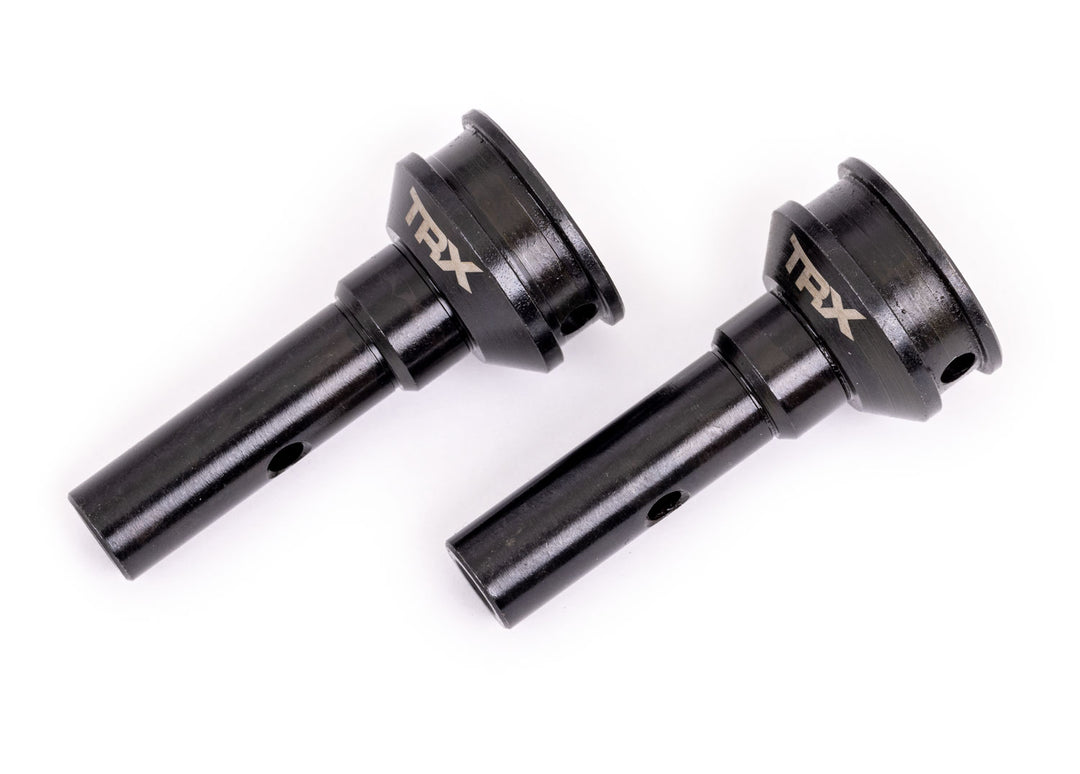 Stub axles, hardened steel (2) TRA 9553X Traxxas