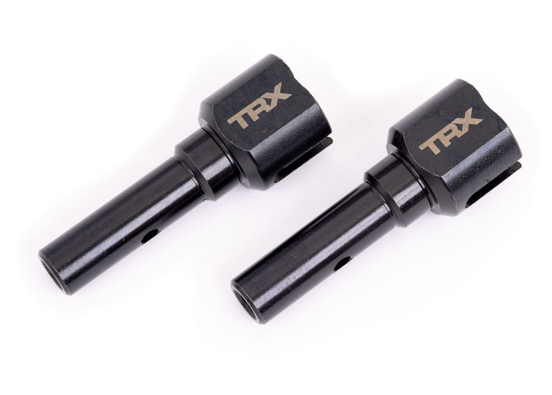 Stub axles, hardened steel (2) TRA 9554X Traxxas