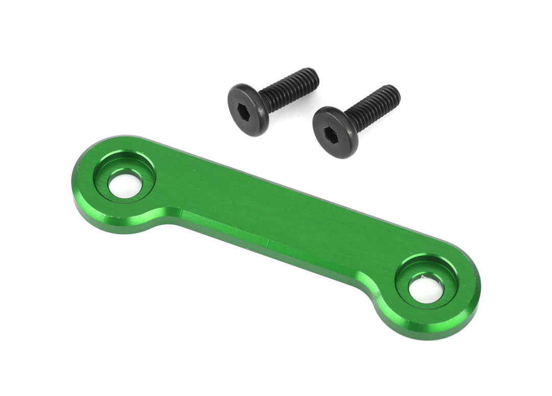 Wing washer, 6061-T6 aluminum (1)/ 4x12mm FCS (2 )TRA 9617 Traxxas