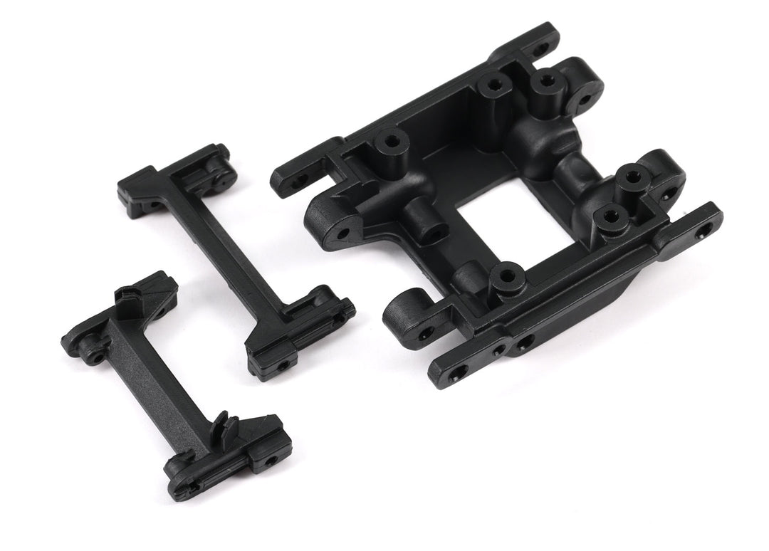 Skidplate, center/ bumper mount, front/ bumper mount, rear Traxxas TRA9736