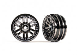 Wheels, 1.0" (2) TRA9768, TRA9768-BLKCR, TRA9768-SATIN Traxxas