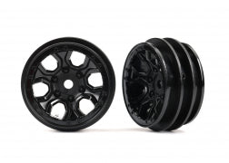 Wheels, 1.0" (2) Traxxas TRA9770 TRA9770-BLKCR TRA9770-SATIN