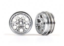 Wheels, 1.0" (2) Traxxas TRA9770 TRA9770-BLKCR TRA9770-SATIN