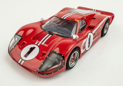 Ford GT40 MkIV #1 LeMans Red G+ HO Slot Car AFX22042 AFX