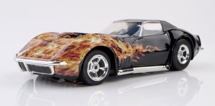 AFX22051 1968 Corvette L88 Black/Flame AFX 22051