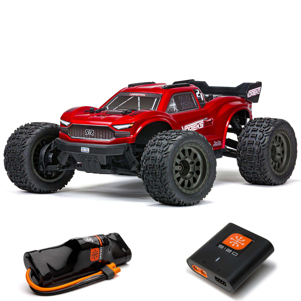 1/10 VORTEKS 4X2 BOOST MEGA 550 Brushed Stadium Truck RTR with Battery & Charger Arrma ARA4105SV4T
