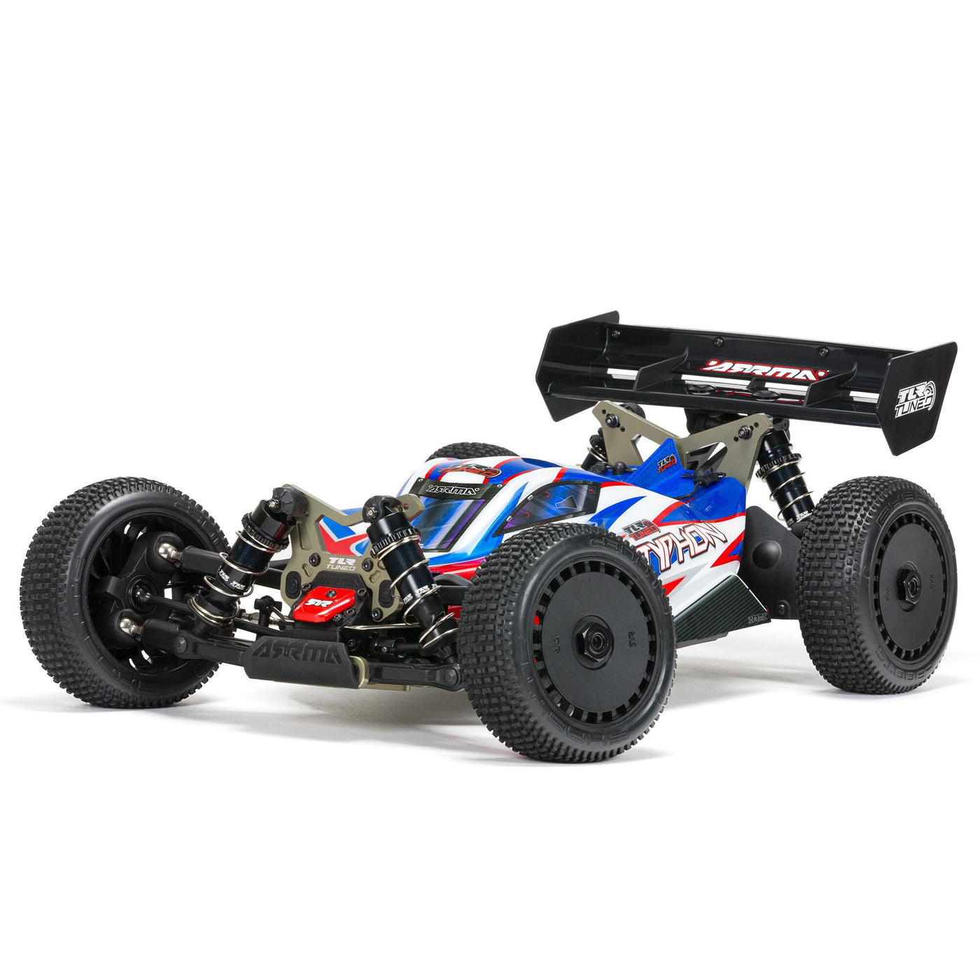 1/8 TLR Tuned TYPHON 6S 4WD BLX Buggy RTR, Red/Blue ARRMA ARA8406