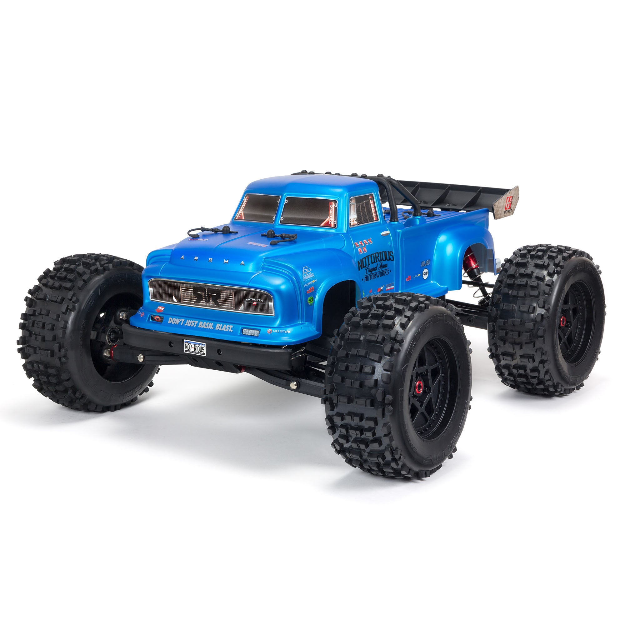 Arrma 1/8 NOTORIOUS 6S v5 4WD BLX Stunt Truck with Spektrum Firma RTR ARA 8611V5T