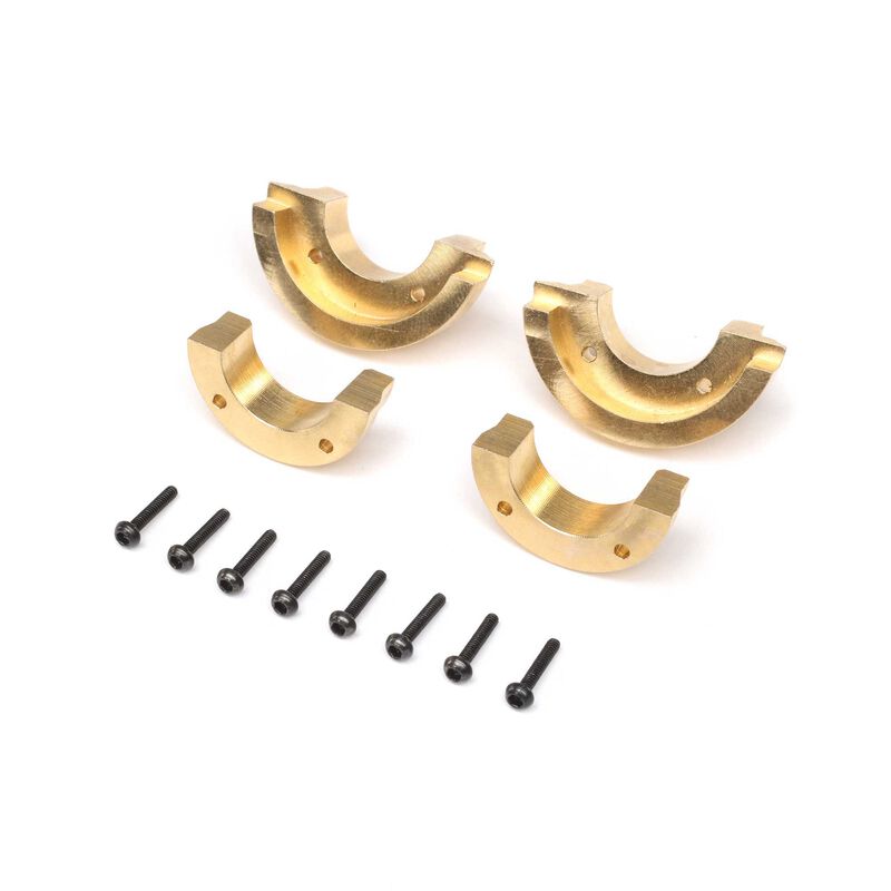Knuckle Weights, Brass (4): SCX24, AX24 Axial AXI302004