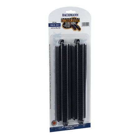 HO Steel EZ 9" Straight (4) Bachmann BAC44411
