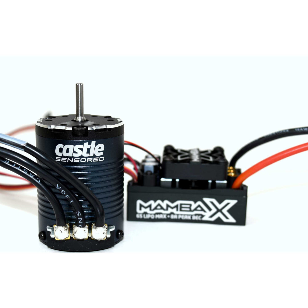 Mamba X Waterproof ESC/1406-2850Kv Sensored Brushless Motor Combo