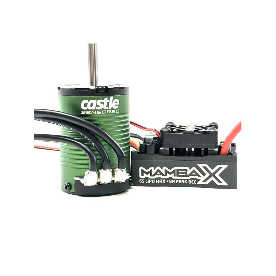 CSE 010016001 1/10 Mamba X SCT Waterproof ESC/1415-2400Kv Sensored Brushless Motor Combo