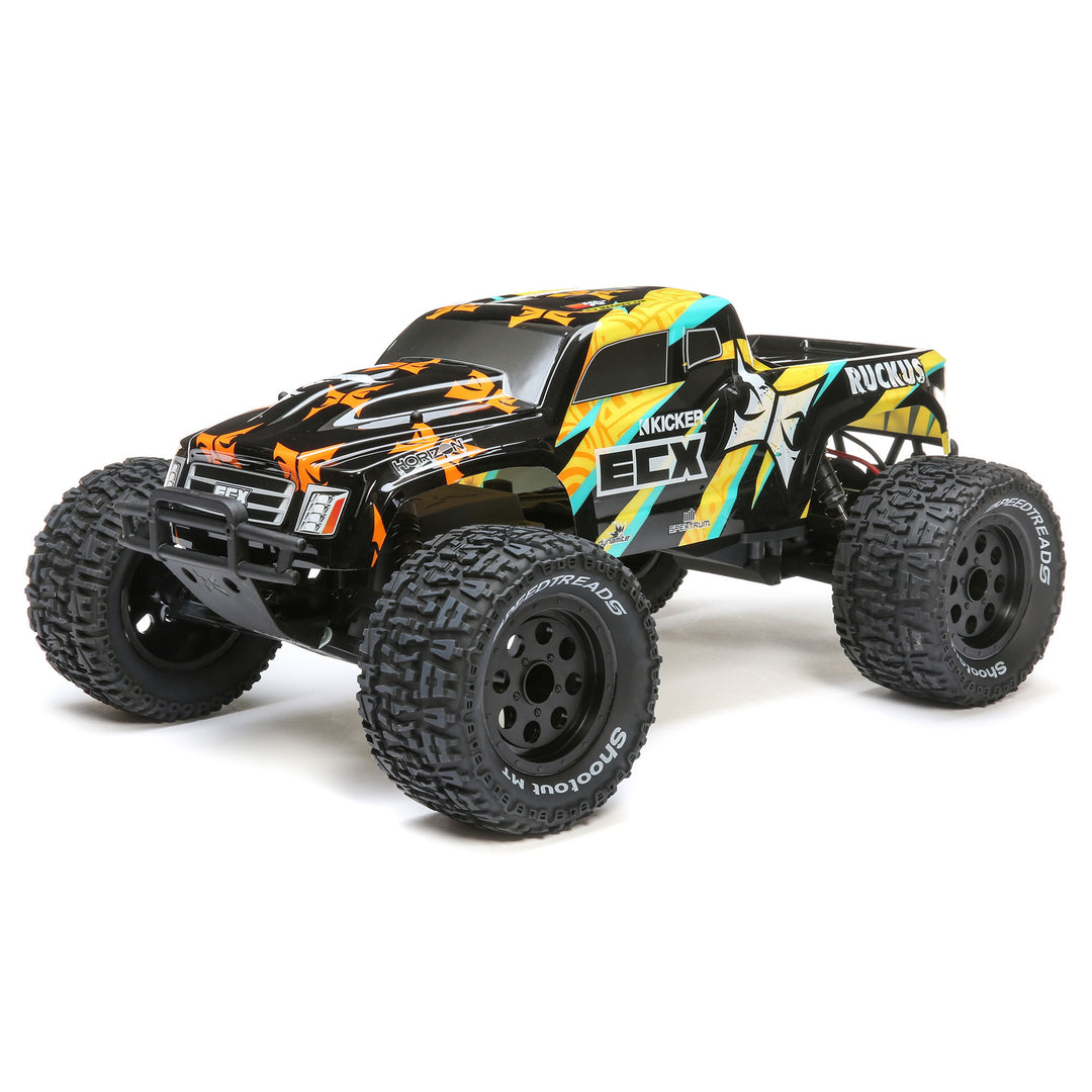 ECX 03431T ECX 1/10 Ruckus 2WD Monster Truck Brushed RTR
