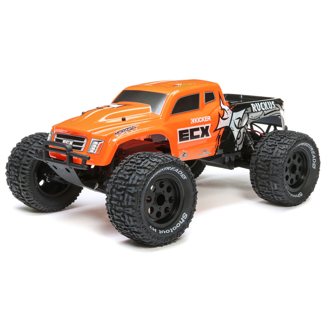 ECX 03431T ECX 1/10 Ruckus 2WD Monster Truck Brushed RTR