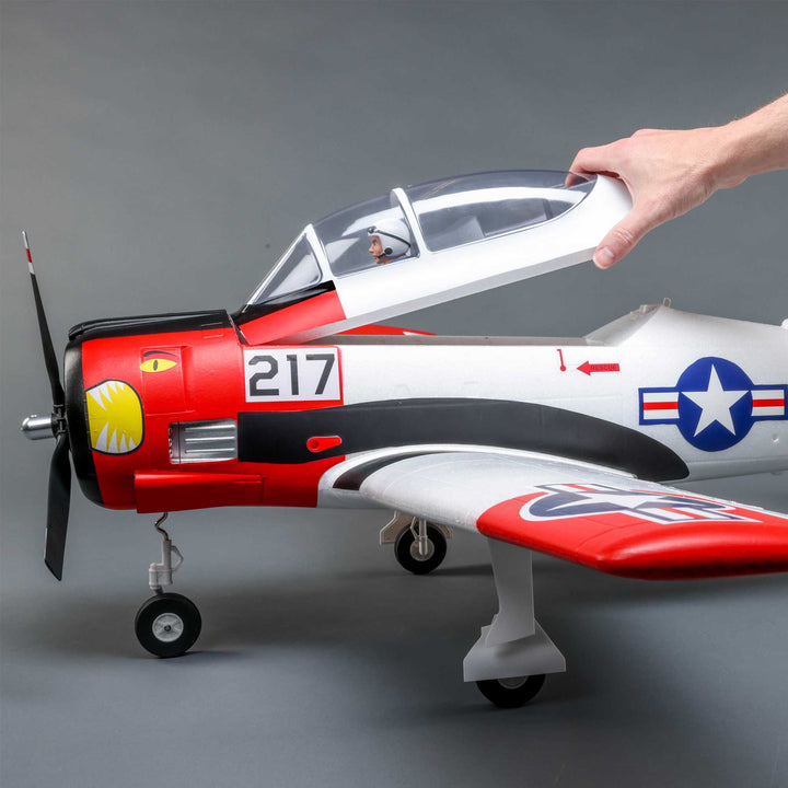 T-28 Trojan 1.2m BNF Basic with Smart E-flite EFL18350