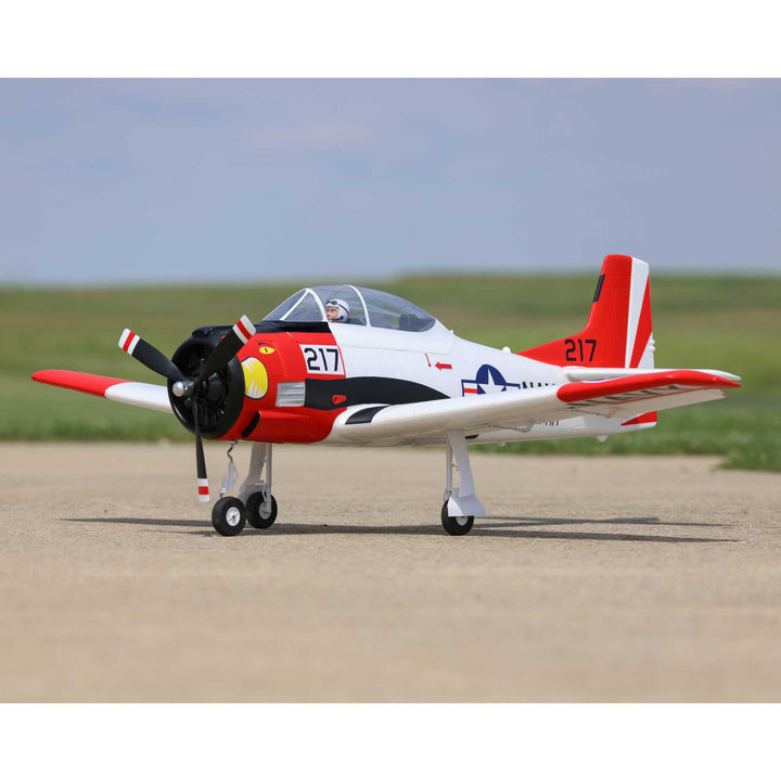 T-28 Trojan 1.2m BNF Basic with Smart E-flite EFL18350