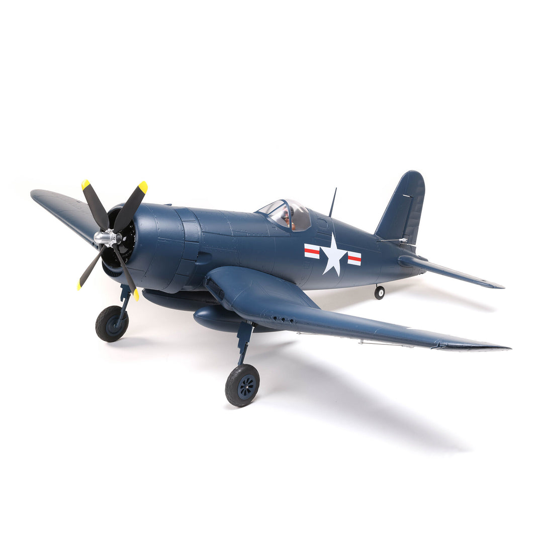 F4U-4 Corsair 1.2m BNF Basic with AS3X and SAFE Select E-Flite EFL18550
