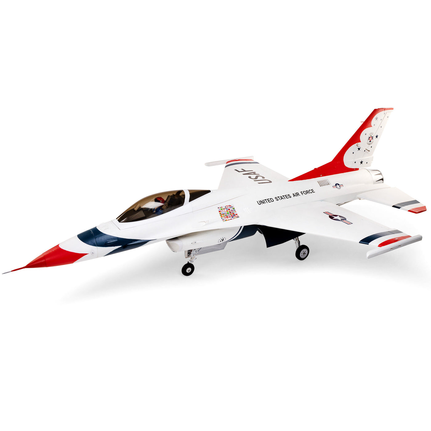 F-16 Thunderbirds 80mm EDF BNF Basic with AS3X and SAFE Select E-flite® EFL87950