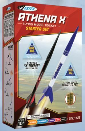 Estes Athena X Flying Model Rocket Starter Set EST5304