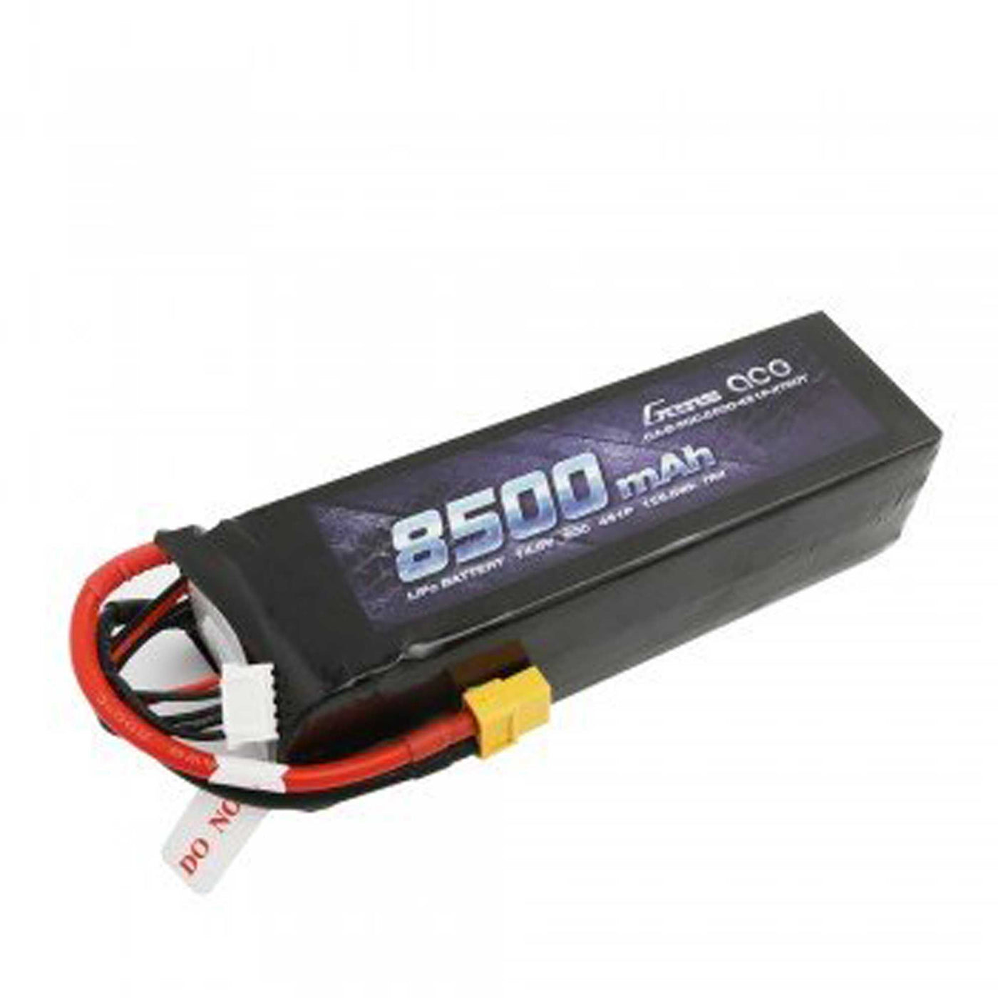 Gens Ace 8500mAh 14.8V 50C 4S1P Lipo Battery Pack with XT60 GEA85004S50X6