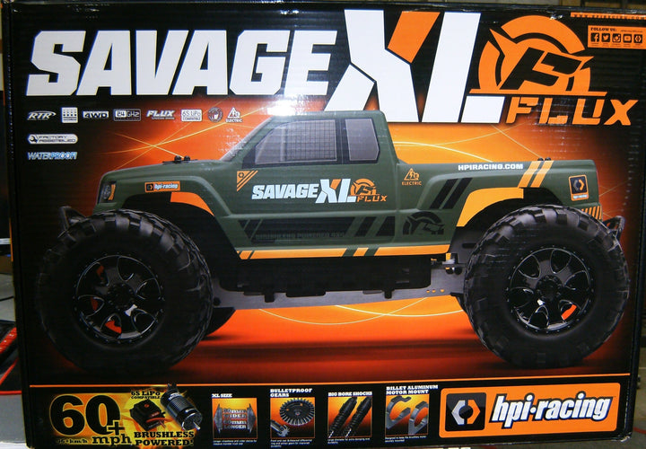 SAVAGE XL Flux GTXL-1 Monster Truck RTR, 1/8 Scale, 4WD, Brushless ESC, w/ 2.4GHz Radio System