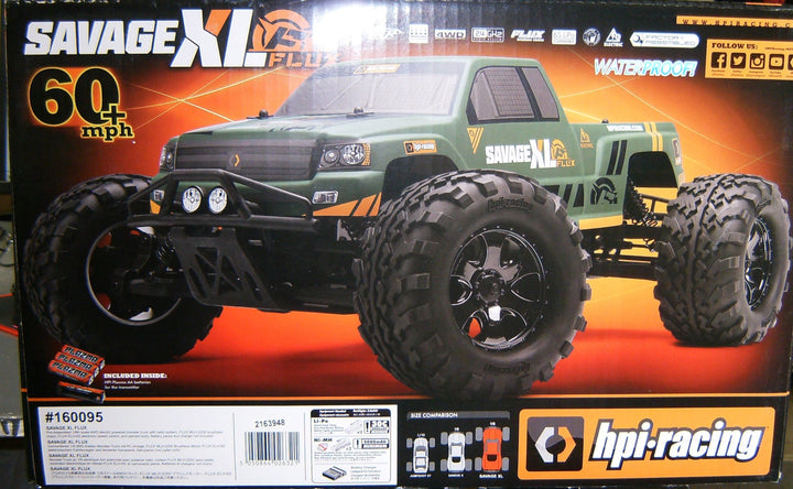 SAVAGE XL Flux GTXL-1 Monster Truck RTR, 1/8 Scale, 4WD, Brushless ESC, w/ 2.4GHz Radio System