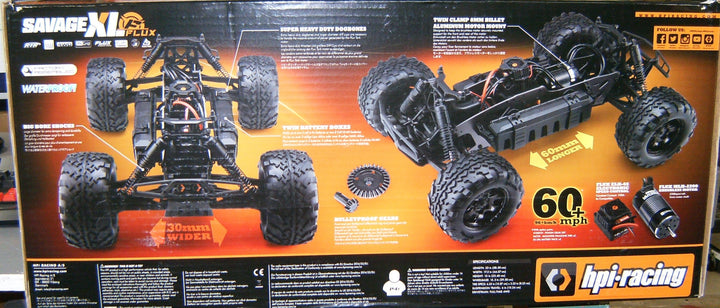 SAVAGE XL Flux GTXL-1 Monster Truck RTR, 1/8 Scale, 4WD, Brushless ESC, w/ 2.4GHz Radio System