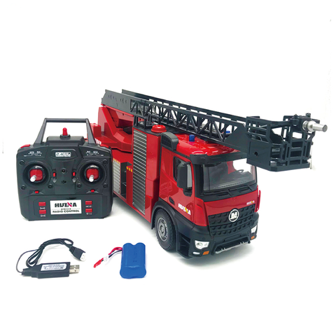 RC Fire Truck w/ Ladder Hose 1: 14 Scale Hunia HUINA1561
