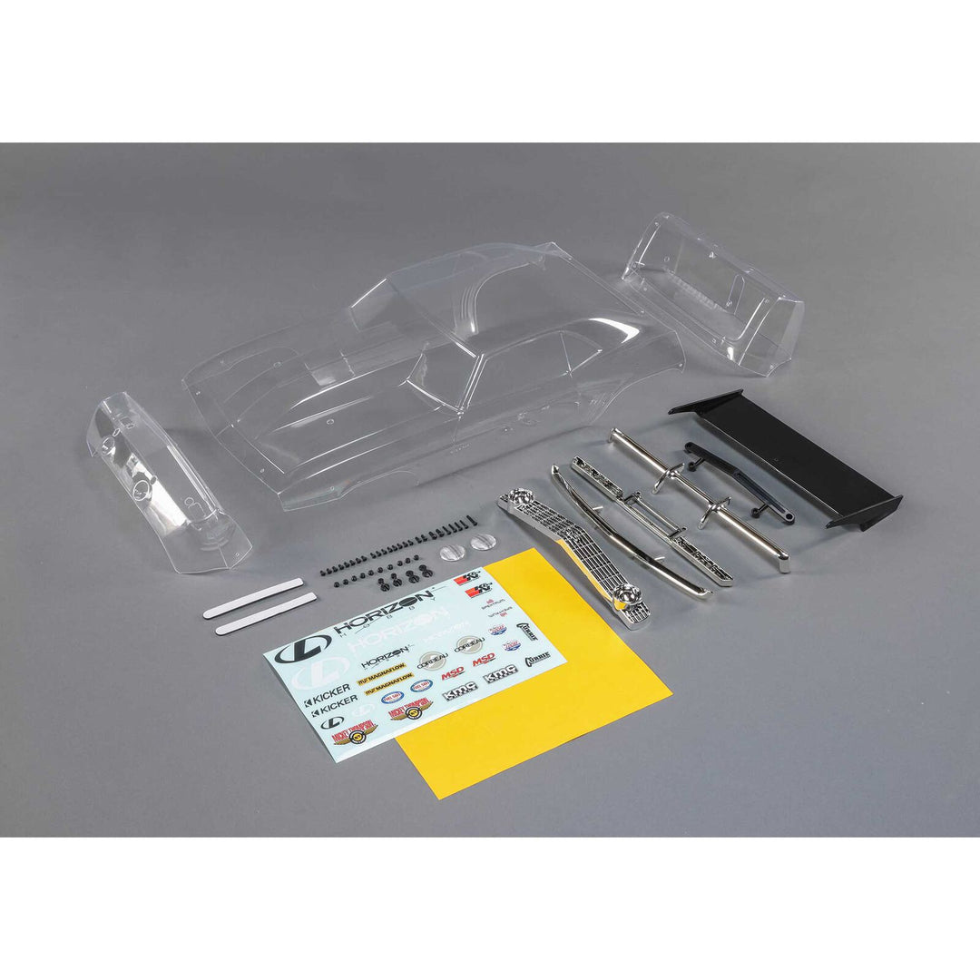 69 Camaro Body Set, Clear: 22S Drag Losi LOS230086