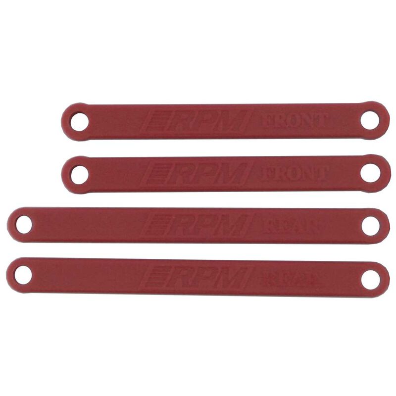 RPM 81269 81269 Heavy Duty Camber Links Rustler/Stampede 2WD Red