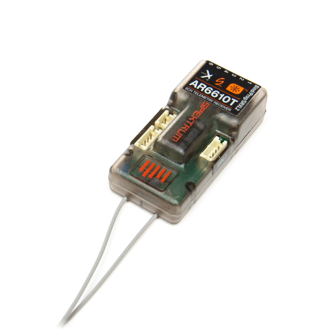 AR6610T DSMX 6-Channel Telemetry Receiver SPMAR6610T