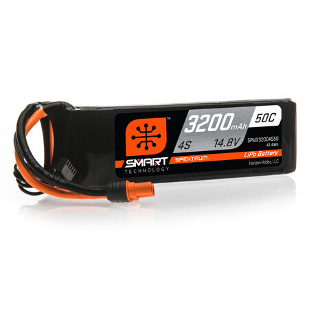 SPMX 32004S50 3200mAh 4S 14.8V 50C Smart LiPo IC3