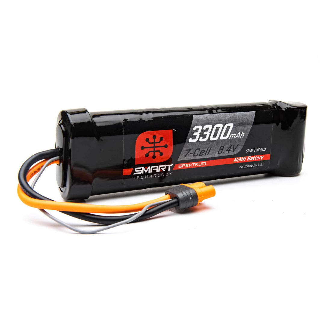 8.4V 3300mAh 7-Cell Smart NiMH Battery: IC3 Spektrum SPMX33007C3