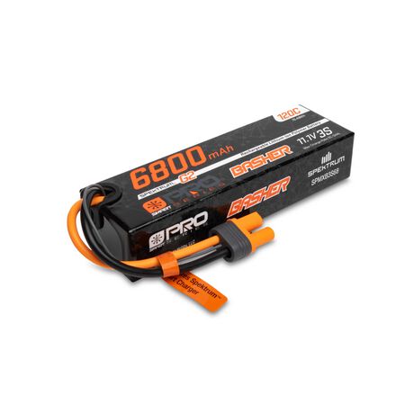 11.1V 6800mAh 3S 120C Smart G2 Pro Basher LiPo: IC5 SPMXB3S68 Spktrum
