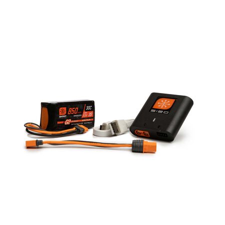 SPMXPSA100 Smart G2 Powerstage Air Bundle: 3S 850mAh LiPo Battery / S120 Charger Spektrum
