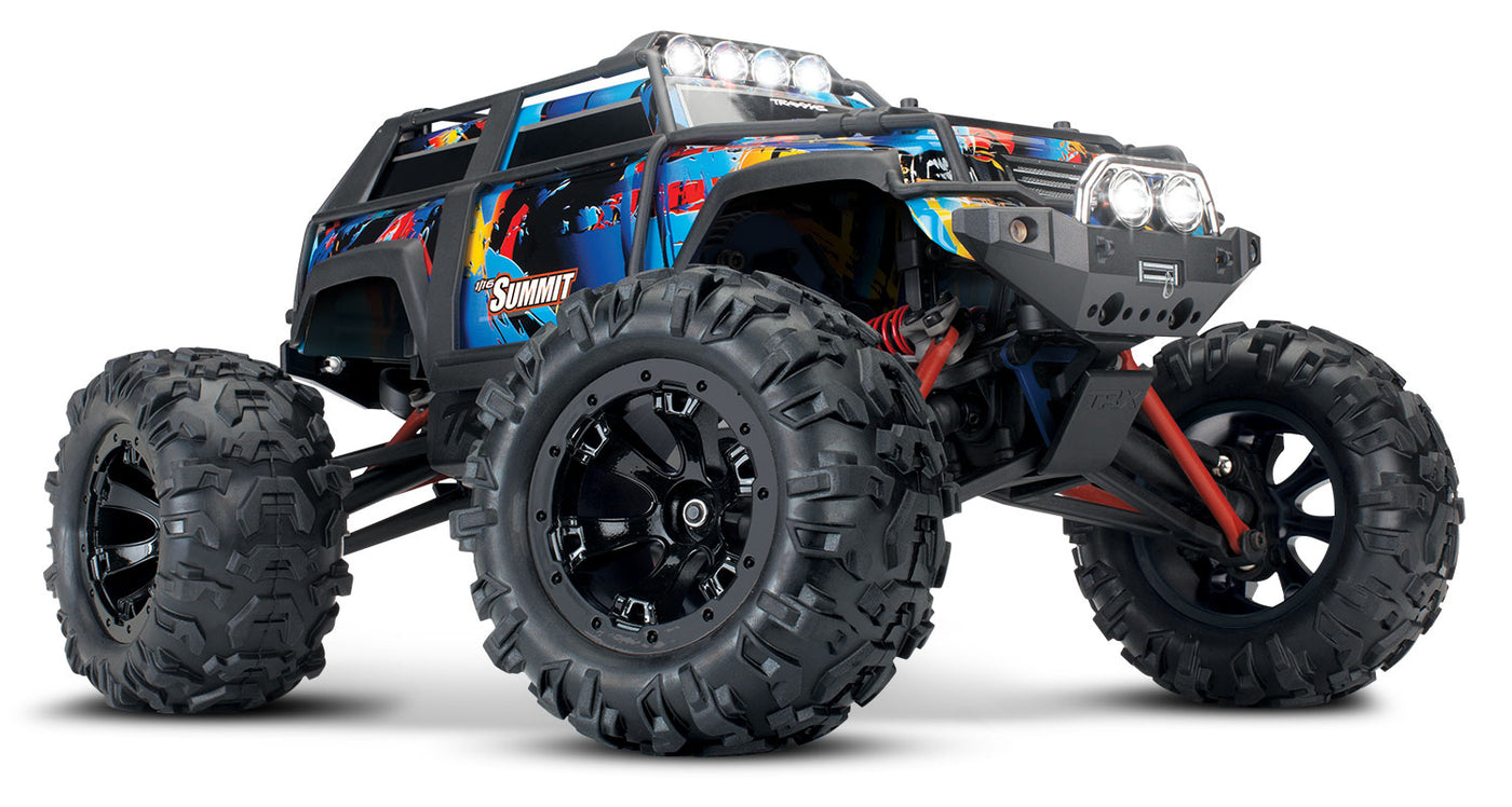 TRA 72054-5 Summit: 1/16 Scale 4WD Electric Extreme Terrain Monster Truck