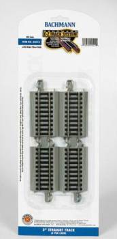 HO NS EZ 3" Straight (4) Bachmann BAC44512

