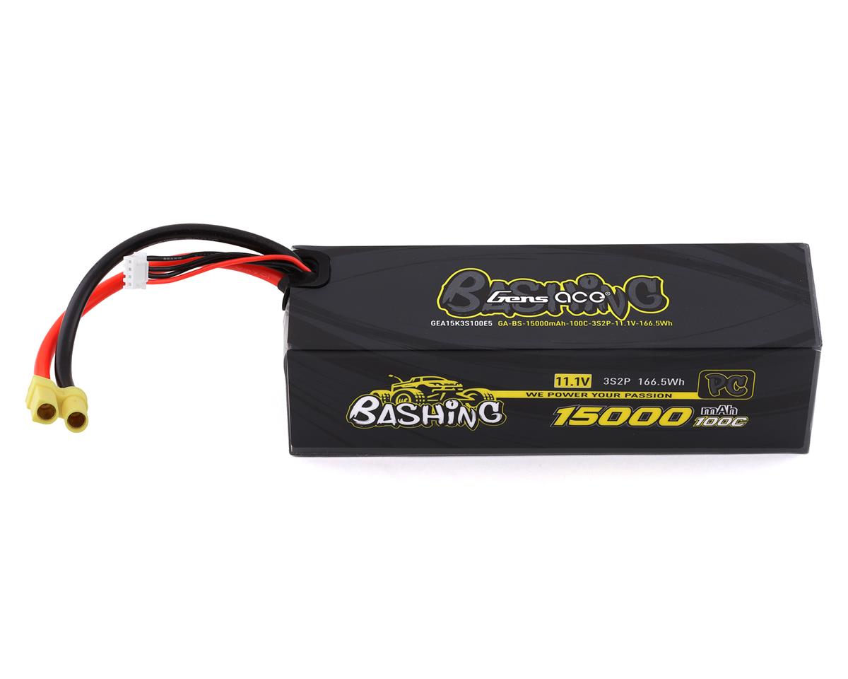 Gens Ace Bashing Pro 3s LiPo Battery Pack 100C (11.1V/15000mAh) w/EC5 GEA15K3S100E5